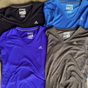 4 Adidas V-Neck Women’s Ts